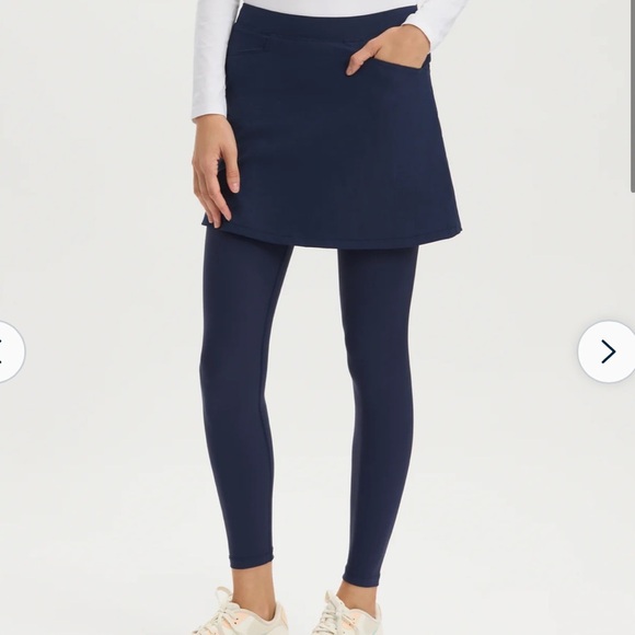 RENWICK | Skirted Legging in Navy - Picture 2 of 9